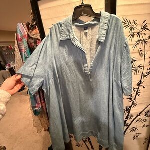 Light Blue Denim old navy dress